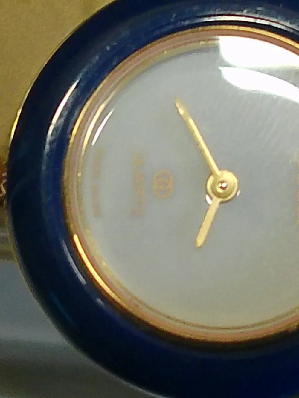 Gucci Change 12 Bezel Watch W/ Gold Bezel
